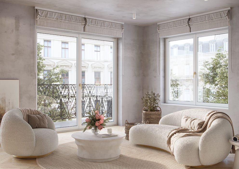 Fenster mit Einbruchschutz-Beschlag RC2