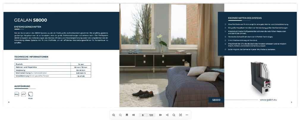 GEALAN S8000 Fenstersystem – moderner Wohnraum